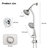 Dual Shower System With Handheld 7-Spray-124897460