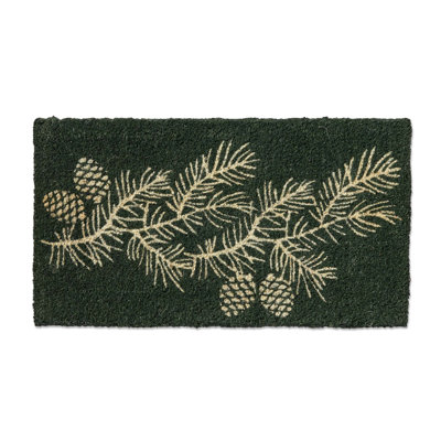  Tapis de coco Winter Pinecones
