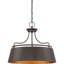 Lustre cylindrique unique à 4 lumières Natoli