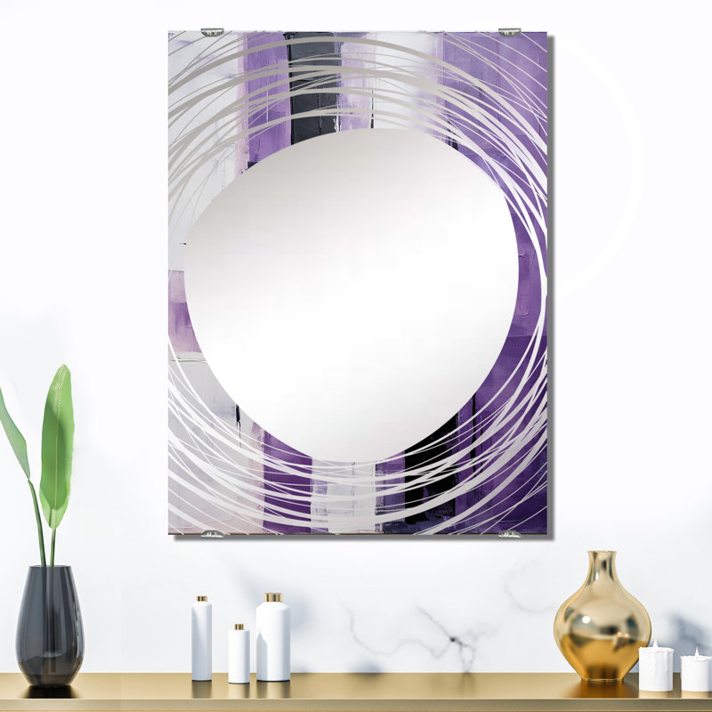 Décoration murale Balcer - Miroir Tachisme MIR136247, 32 po x 24 po