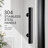 Cascada 34-35.4" W x 72" H Pivot Shower Door with 1/4" 6mm Tempered Glass, Matte Black-121870783
