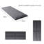 Kaen 30 cm x 75 cm Peel and Stick Upholstered Wall Paneling in Steel