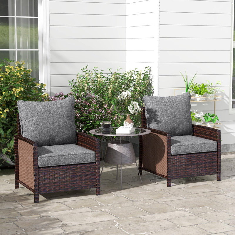 4-Piece Patio Chair Cushion and Cushion Set (Cushion Only)
