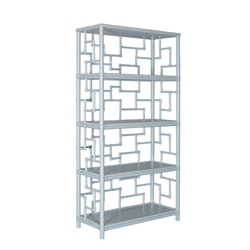 Bibliothèque Tibet H 72 "x l 36", Bleu clair
