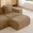 Harrison Ottoman Velvet- Brown