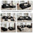 6-Piece Modular Living Room Set Upholstered Boneless L Shaped Sectional+Loveseat-777059681