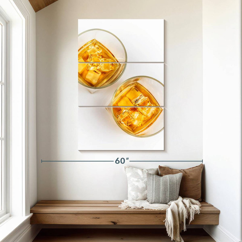 Yarlin Cold Whiskey Drinks, 50" H x 32" W