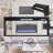 Ultra Thin Recessed Electric Fireplace, 44" - Multi-Color Flame & Ember Bed, LED Heater With Remote