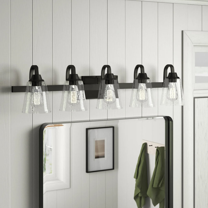 Éclairage de salle de bain à intensité variable 5 lumières Gainesville, Espresso