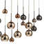 Burhanuddin 15 - Light Copper/Bronze Cluster Pendant