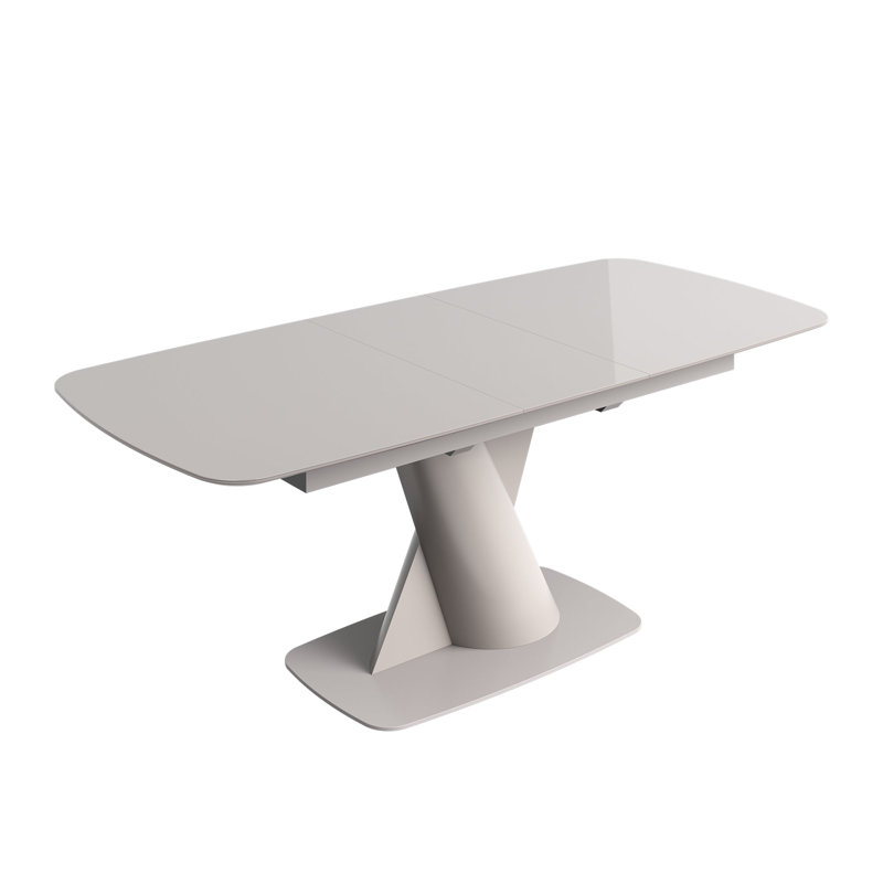 Dining Table, 76cm H x 200cm W x 90cm D, Taupe