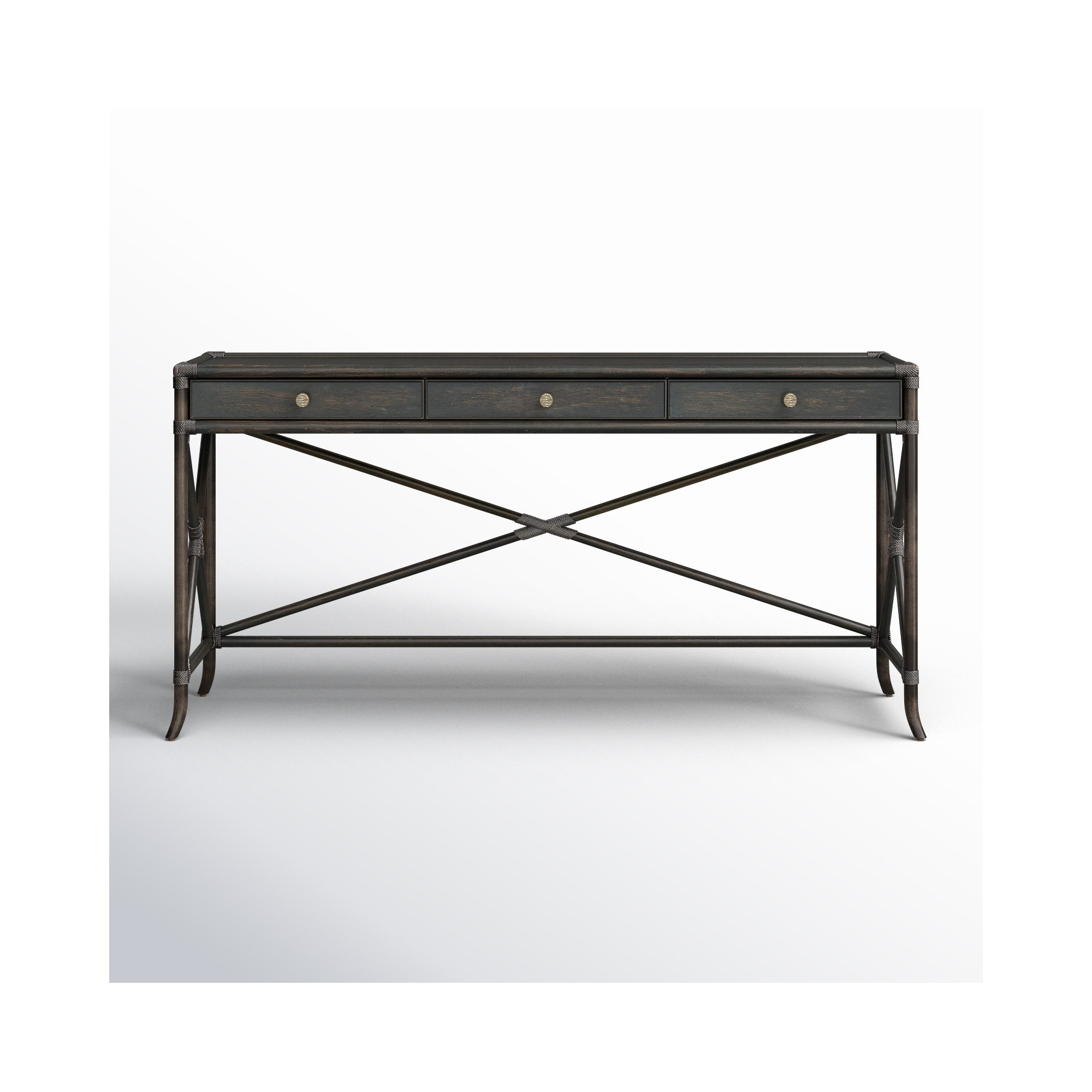 Isla 73.5" Console Table, Black Sand
