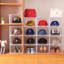 Boîte de rangement pour 6 casiers, boîte de rangement pour casquettes de baseball empilables avec porte magnétique pour chapeaux-359836271-359836264