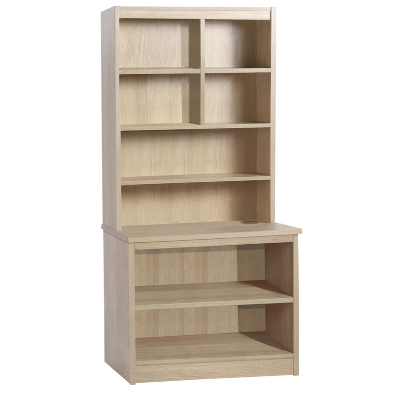 Brendan-Lee 182cm H x 85cm W Standard Bookcase, Sandstone