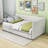 Naqeeb Twin Size Linen Daybed with Twin Size Trundle-486279195