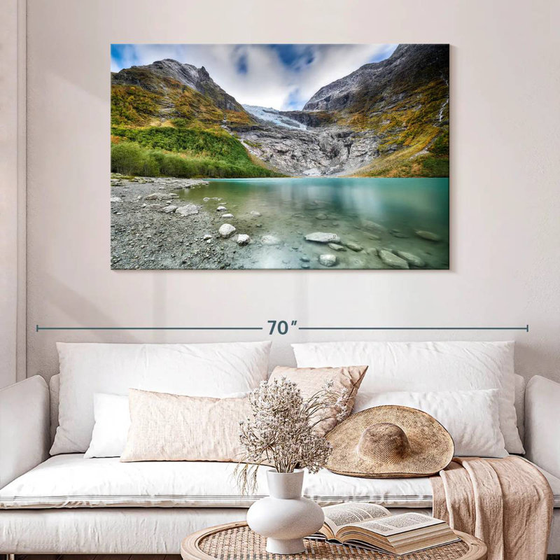 Glacier Alvord Jostedalsbreen, H 32 po x l 48 po