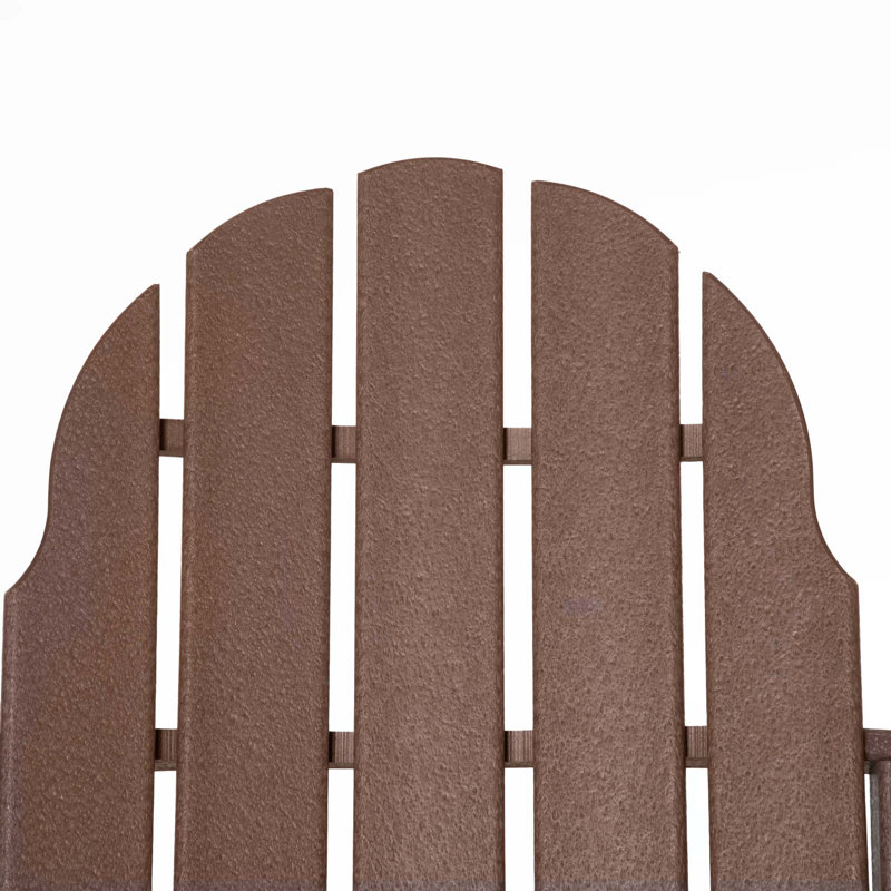 Chaise Adirondack pliante, Brun