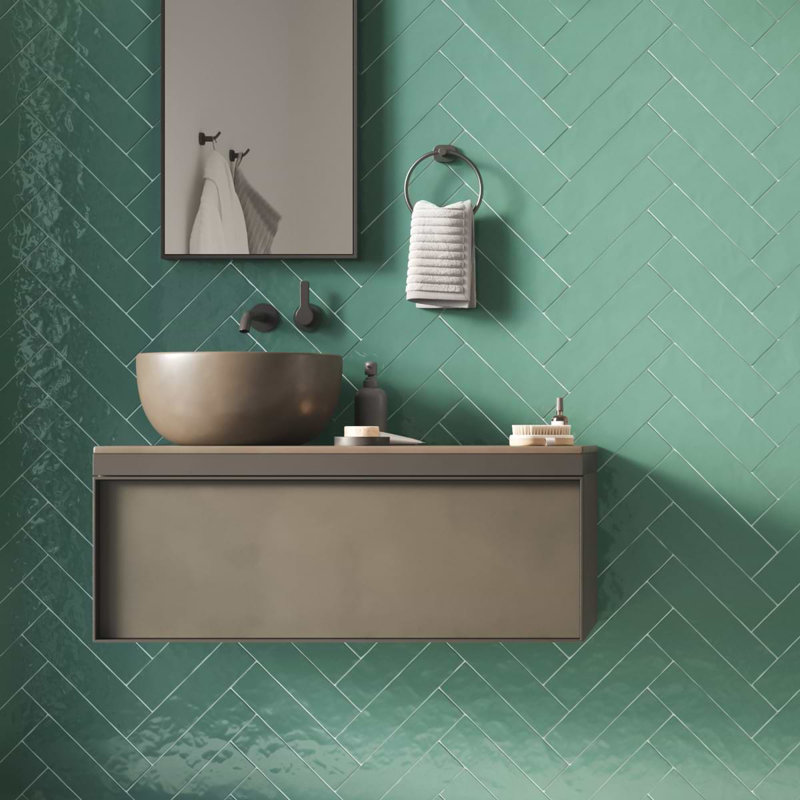 Lancaster 3x6 Polished Ceramic Subway Tile, Vanilla