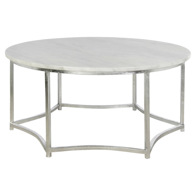 Megan Frame Coffee Table, Carrera Marble