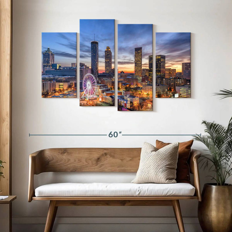 Sireci Atlanta, 32" H x 52" W