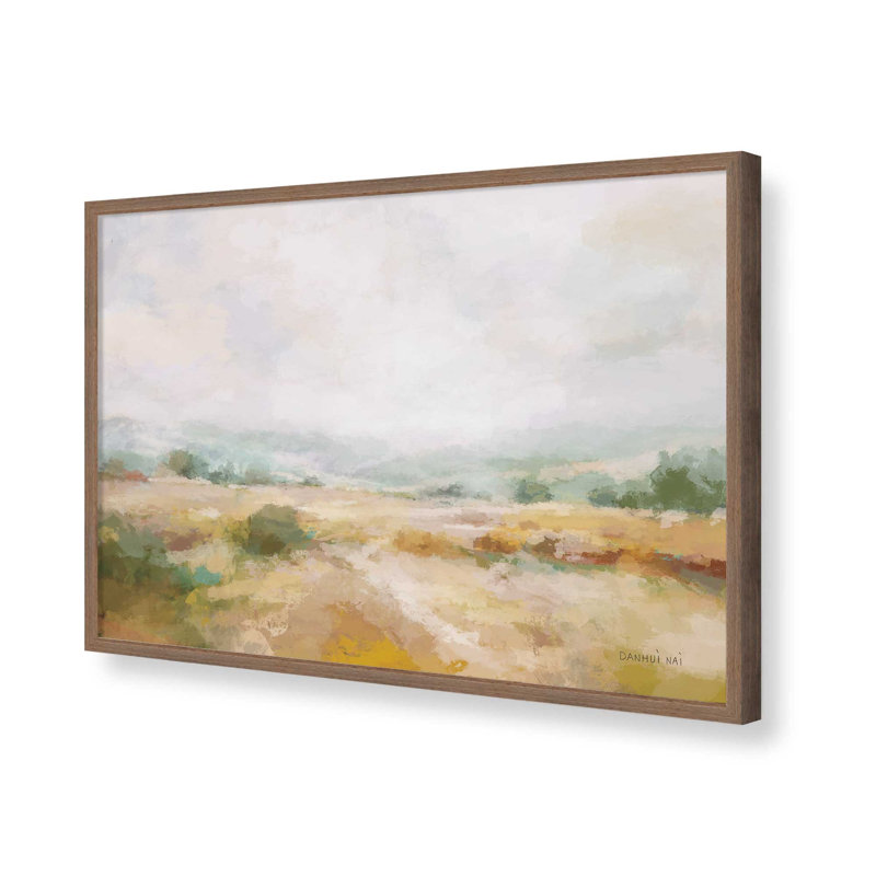 «Afprès Glow» par Danhui Nai, reproduction d'art, 25.5" H x 37.5" W, Brun, Framed Print