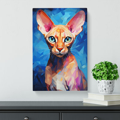 Sphynx Cat Cubism - Print