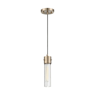 Luminaire suspendu cylindrique à 1 lumière Lonoke
