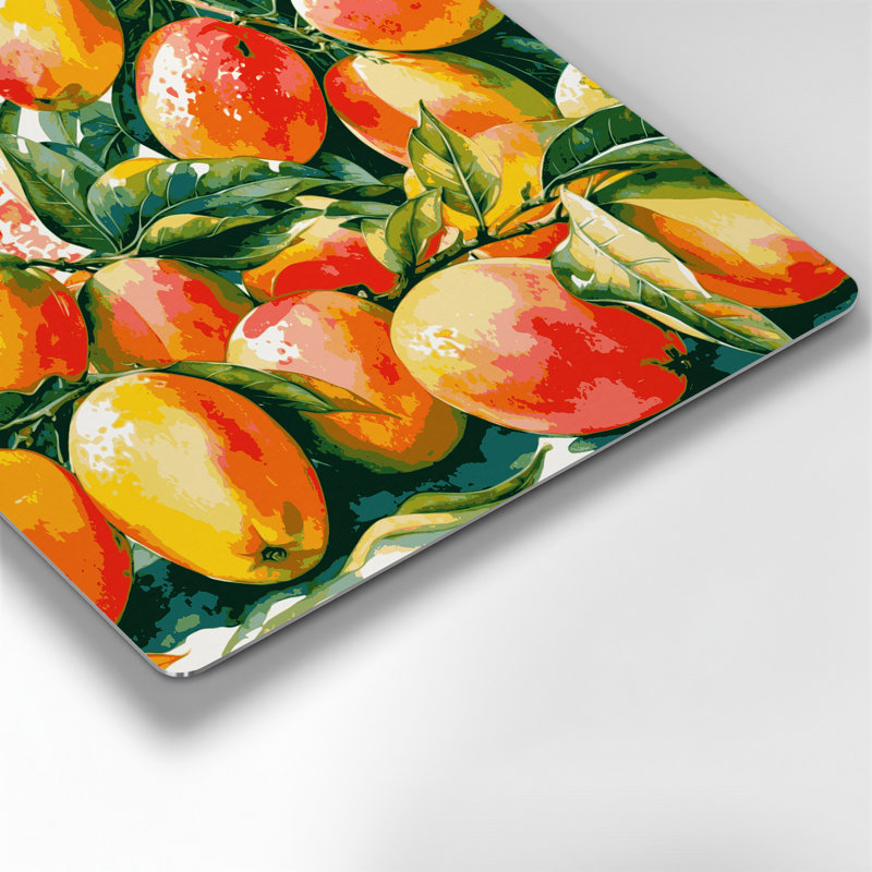 «Hawaiian Mangoes», art mural en métal brun