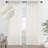 Cotton Linen Blended Light Filtering Curtain,Back Tab Hooks  Drapes (Set of 2,With Hooks)-49156135-49156131