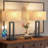 22'' Black Modern Metal Table Lamp with Touch Control and USB A&C