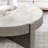Zakri Round Coffee Table with Concrete Accents