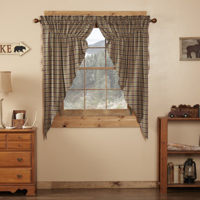 Wyatt 100% Cotton Room Darkening Curtain Panel Pair