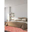Tapis de couloir rose foncé en laine noué à la main de conception unique 3 pi 1 po x 8 pi 6 po New Age Lahore