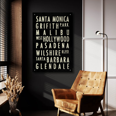 «La» par Erin Clark, art mural en verre acrylique