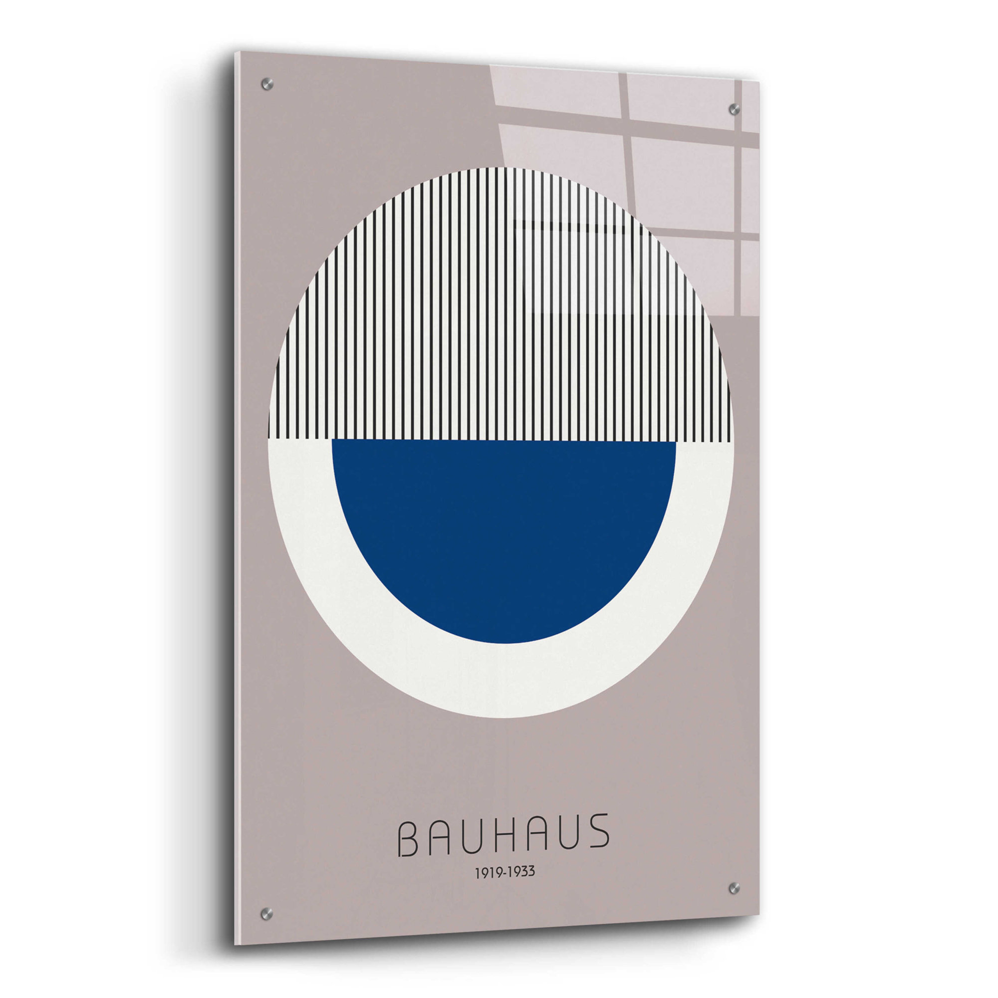 Bauhaus 7 On Plastic / Acrylic by Design Fabrikken Print, 36" H x 24" W x 0.2" D