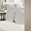 Ensemble de literie de très grand lit luxueux, motif de chevrons en fausse fourrure ultra moelleux, confort douillet