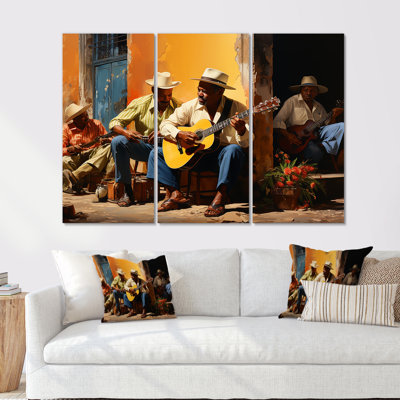 Cuba Tropical Rhythms  Cuba Canvas Art Set
