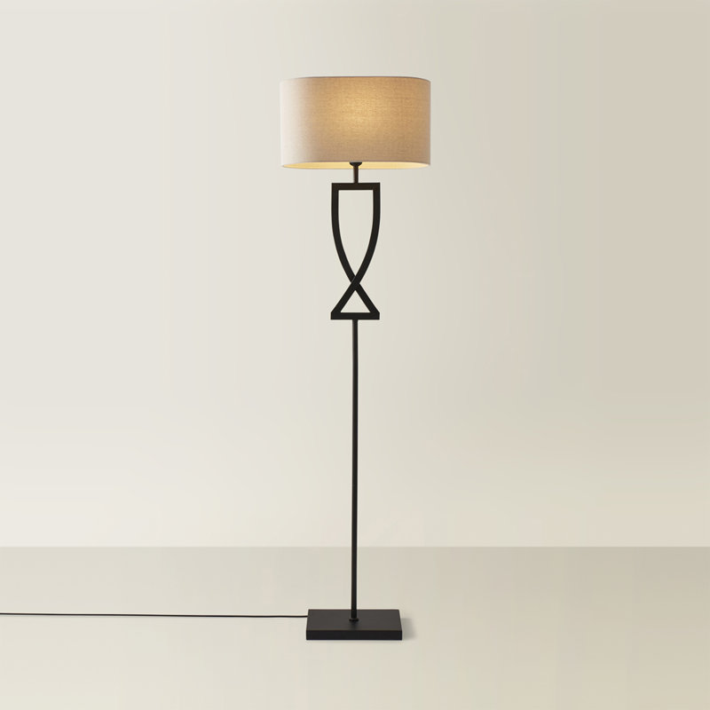 Bultema 145.5cm Traditional Floor Lamp, Black