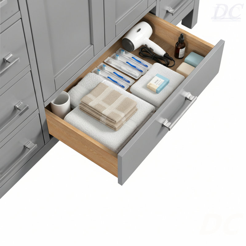 Meuble-lavabo autoportant 48 po avec comptoir 48 po