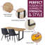 Aadaya 4 - Person Dining Set