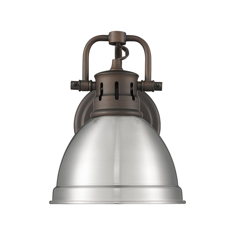 Meuble-lavabo 1 lumière Brianni, Étain, Bronze huilé