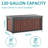 150 Gal Weatherproof Walnut Deck Box