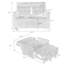 Fauteuil réglable, canapé-lit simple convertible, fauteuil-lit coulissant-464716610