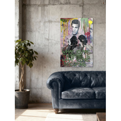 «G.O.A.T.» Impression sur toile tendue