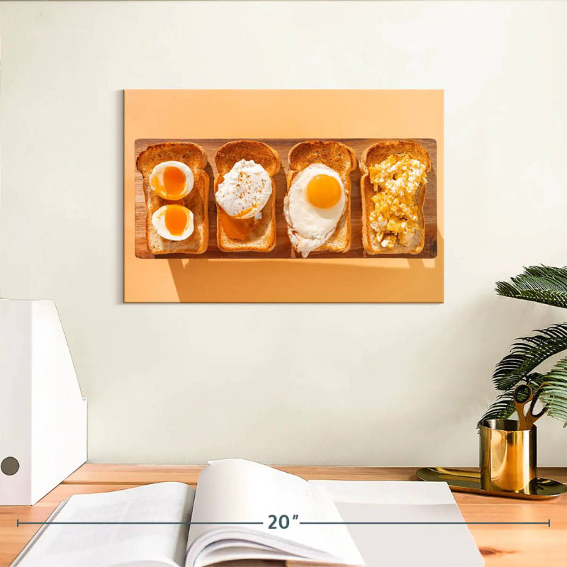 Yarlin Toasted Bread Eggs Variety, 8" H x 12" W