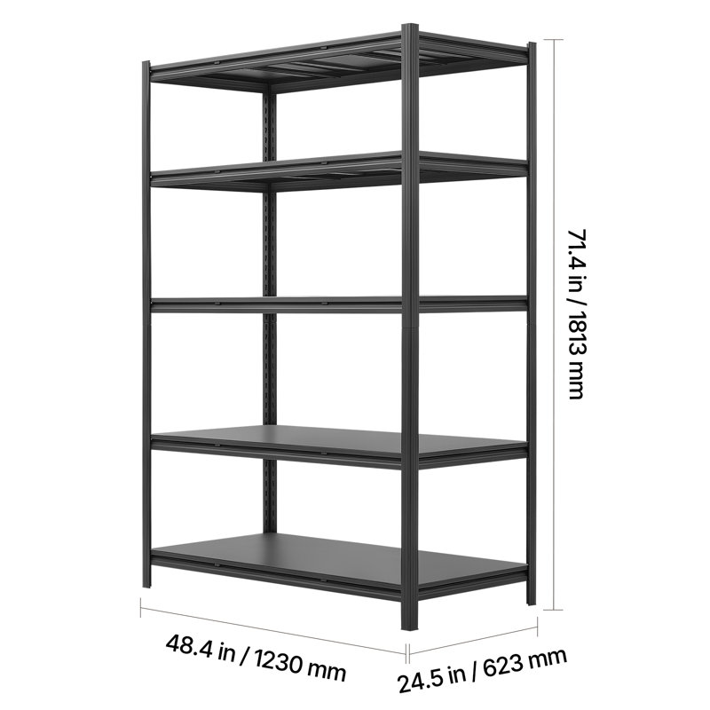 123 cm W Steel Storage Rack
