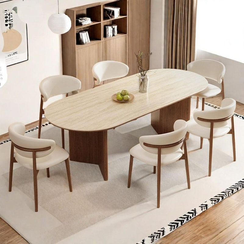 Ensemble de table à manger et de chaises durables., H 29,52 po x L 70,86 po x l 35,43 po