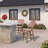 Aluminum Outdoor Stool with Cushion-93351783-93351784
