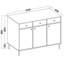 Alexxandra 124.5cm Sideboard-2036220730