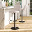 Neshay Swivel Adjustable Height Upholstered Bar Stool-117757534